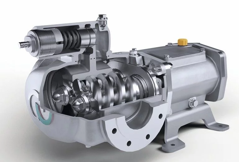 Screw and rotor pumps